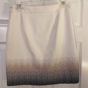 White House Black Market Ombre Boot Skirt
